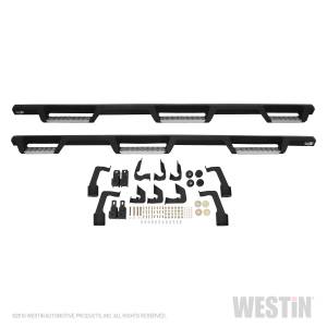 Westin - Westin 56-5345952 HDX Stainless Drop Wheel-to-Wheel Nerf Step Bars Chevrolet/GMC Chevy Silverado and GMC Sierra 1500 Double Cab 2014-2018 (6.5' Bed) and Silverado LD/Sierra 1500 Limited Double Cab 2019 (6.5' Bed) and 2500/3500 Double Cab 2015-2019 (6.5' B - Image 4