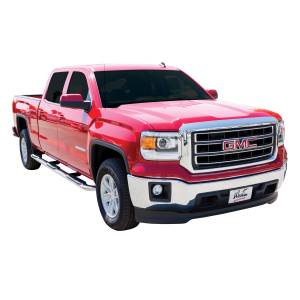 Westin - Westin 24-54550 Platinum 4 Oval W2W Nerf Step Bars Chevrolet/GMC Chevy Silverado and GMC Sierra 1500 Crew Cab 2014-2018 (6.5' Bed) - Image 3