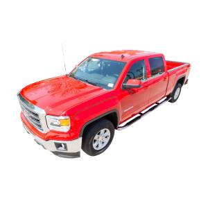 Westin - Westin 24-54550 Platinum 4 Oval W2W Nerf Step Bars Chevrolet/GMC Chevy Silverado and GMC Sierra 1500 Crew Cab 2014-2018 (6.5' Bed) - Image 5