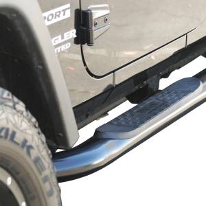Westin - Westin 21-3315 Platinum 4 Oval Nerf Step Bars Jeep Wrangler JK 2dr 2007-2018 - Image 2