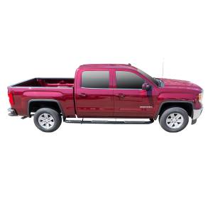 Westin - Westin 24-54525 Platinum 4 Oval W2W Nerf Step Bars Chevrolet/GMC Chevy Silverado and GMC Sierra 1500 Crew Cab 2014-2018 (5.5' Bed) - Image 3
