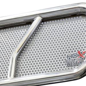 Westin - Westin 57-3690 HDX Grille Guard GMC Sierra 1500 2014-2015- Stainless Steel - Image 5