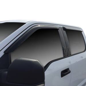 Westin - Westin 72-37444 Tape On Wind Deflector 4pc Ford F-150 SuperCrew 2015-2020 and F-250/350 SuperCrew SuperDuty 2017-2019 - Image 2