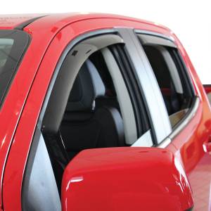 Westin - Westin 72-39423 In Channel Wind Deflector 4pc Chevrolet/GMC Chevy Colorado and GMC Canyon Crew Cab 2015-2020 - Image 2