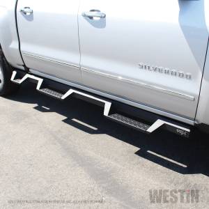 Westin - Westin 56-534565 HDX Drop Wheel-to-Wheel Nerf Step Bars Chevrolet/GMC Chevy Silverado and GMC Sierra 1500 Crew Cab 2007-2018 (5.5' Bed) Excl. Classic - Image 7