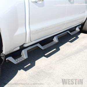 Westin - Westin 56-534565 HDX Drop Wheel-to-Wheel Nerf Step Bars Chevrolet/GMC Chevy Silverado and GMC Sierra 1500 Crew Cab 2007-2018 (5.5' Bed) Excl. Classic - Image 8