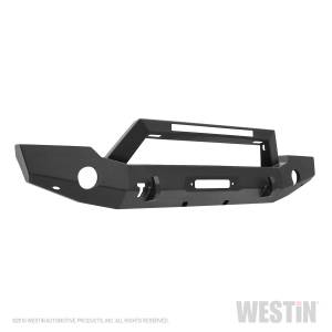 Westin - Westin 59-80125 WJ2 Full Width Front Bumper w/LED Light Bar Mount Jeep Wrangler JL 2018-2020 and Gladiator 2020 - Image 3