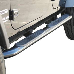 Westin - Westin 21-3295 Platinum 4 Oval Nerf Step Bars Jeep Wrangler JK Unlimited 4dr 2007-2018 - Image 6