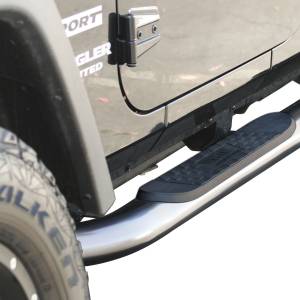 Westin - Westin 21-3310 Platinum 4 Oval Nerf Step Bars Jeep Wrangler JK 2dr 2007-2018 - Image 4