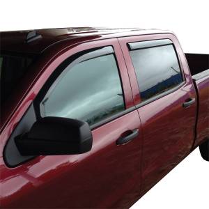 Westin - Westin 72-39415 In Channel Wind Deflector 4pc Chevrolet/GMC Chevy Silverado and GMC Sierra 1500 Crew Cab 2014-2018 and 2500/3500 Crew Cab 2015-2019 - Image 2