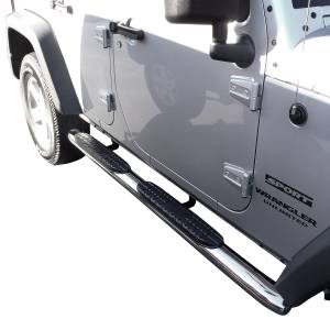 Westin - Westin 21-23290 PRO TRAXX 4 Oval Nerf Step Bars Jeep Wrangler JK Unlimited 4dr 2007-2018 - Image 4