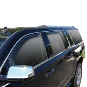 Westin - Westin 72-39421 In Channel Wind Deflector 4pc Chevrolet/GMC/Cadillac Suburban/Yukon XL/Yukon Denali XL/Escalade ESV 2015-2020 - Image 2