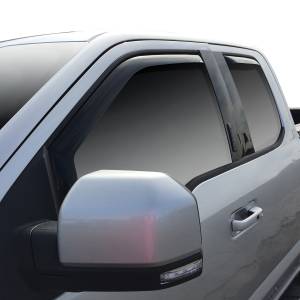 Westin - Westin 72-37409 In Channel Wind Deflector 4pc Ford F-150 SuperCab 2015-2020 and F-250/3500 SuperDuty Super Cab 2017-2020 - Image 2