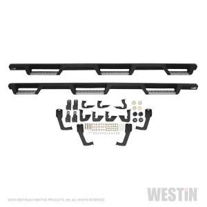 Westin - Westin 56-5345852 HDX Stainless Drop Wheel-to-Wheel Nerf Step Bars Chevrolet/GMC Chevy Silverado and GMC Sierra 2500HD/3500 Crew Cab 2007-2019 (8' Bed)(Excl. Dually) (Excl. 2007 Classic) - Image 4