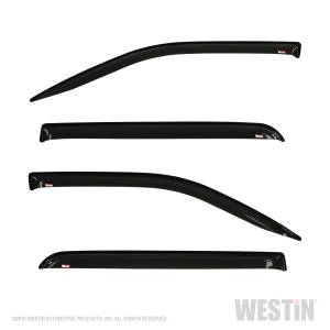 Westin 72-35432 Tape On Wind Deflector 4pc Ram 1500 Crew Cab 2019-2020 (Excl. 2019-2020 Dodge RAM 1500 Classic)