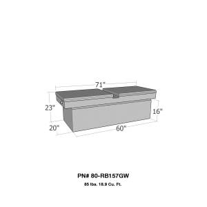 Brute 80-RB157GW Brute Gull Wing Lid Tool Box