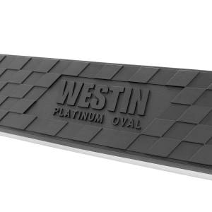 Westin - Westin 21-3810 Platinum 4 Oval Nerf Step Bars Chevrolet/GMC Chevy Silverado and GMC Sierra 1500 Double Cab 2014-2018 (Body Mount) and Silverado LD/Sierra 1500 Limited Double Cab 2019 (Body Mount) - Image 7