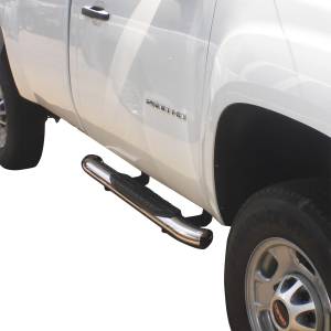 Westin - Westin 21-53700 PRO TRAXX 5 Oval Nerf Step Bars Chevrolet/GMC Chevy Silverado and GMC Sierra 1500 Regular Cab 2014-2018 and 2500/3500 Regular Cab 2015-2019 - Image 5