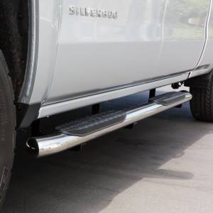 Westin - Westin 21-53720 PRO TRAXX 5 Oval Nerf Step Bars Chevrolet/GMC Chevy Silverado and GMC Sierra 1500 Crew Cab 2014-2018 and 2500/3500 Crew Cab 2015-2019 - Image 4