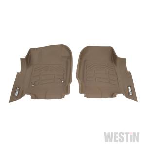 Westin 72-130084 Sure Fit Floor Liners Front Ford F-250/350/450/550 Regular/Super/Crew Cab 2017-2019