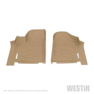 Westin 72-130090 Sure Fit Floor Liners Front Dodge/Chrysler/Volkswagen Gr and Caravan 2012-2017 and Town & Country 2012-2016 and Routan 2011-2014