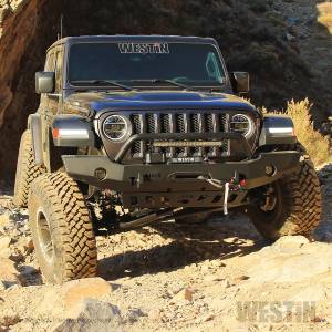 Westin - Westin 59-80115 WJ2 Full Width Front Bumper w/Bull Bar Jeep Wrangler JL 2018-2020 and Gladiator 2020 - Image 4