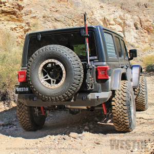 Westin - Westin 59-82035 WJ2 Rear Bumper w/Tire Carrier Jeep Wrangler JL 2018-2020 - Image 2