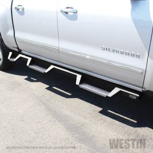 Westin - Westin 56-5345652 HDX Stainless Drop Wheel-to-Wheel Nerf Step Bars Chevrolet/GMC Chevy Silverado and GMC Sierra 1500 Crew Cab 2007-2018 (5.5' Bed) Excl. Classic - Image 8