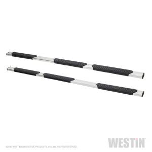 Westin - Westin 28-534570 R5 M-Series Wheel-to-Wheel Nerf Step Bars Chevrolet/GMC Chevy Silverado and GMC Sierra 1500 Crew Cab 2007-2018 (6.5' Bed)(Excl. Classic) and 2500/3500 Crew Cab 2007-2019 (6.5' Bed) & Dually (8' Bed) - Image 2