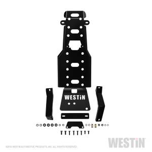 Westin - Westin 42-21125 Transmission Pan Skid Plate Jeep Wrangler Unlimited 4dr 2007-2011 and Wrangler 2dr 2007-2011 - Image 1