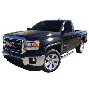 Westin - Westin 23-3700 E-Series 3 Nerf Step Bars Chevrolet/GMC Chevy Silverado and GMC Sierra 1500 Regular Cab 2014-2018 (Rocker Mount) and 2500/3500 Regular Cab 2015-2019 (Excl Diesel) - Image 3