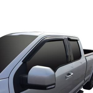 Westin - Westin 72-37446 Tape On Wind Deflector 4pc Ford F-150 SuperCab 2015-2020 and F-250/350 SuperCab SuperDuty 2017-2019 - Image 2