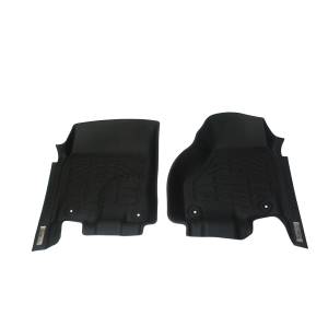 Westin 72-110043 Sure Fit Floor Liners Front Ram Dodge RAM 1500 Crew Cab/Mega Cab 2012-2018 and 1500 Classic Crew/Mega Cab 2019-2020 and 2500/3500 Crew/Mega Cab 2012-2018 (two retention hooks)