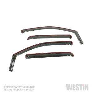 Westin 72-43489 In Channel Wind Deflector 4pc Hyundai Elantra 2017-2019