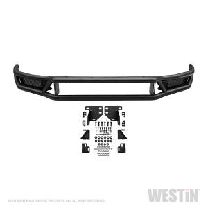 Westin - Westin 58-61005 Outlaw Front Bumper Chevrolet/GMC Chevy Silverado and GMC Sierra 1500 2016-2018 and Silverado LD/Sierra 1500 Limited 2019 - Image 4