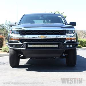 Westin - Westin 58-61005 Outlaw Front Bumper Chevrolet/GMC Chevy Silverado and GMC Sierra 1500 2016-2018 and Silverado LD/Sierra 1500 Limited 2019 - Image 7