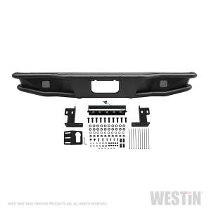 Westin - Westin 58-81005 Outlaw Rear Bumper Chevrolet/GMC Chevy Silverado and GMC Sierra 1500 2014-2018 and Silverado LD/Sierra Limited 2019 - Image 4