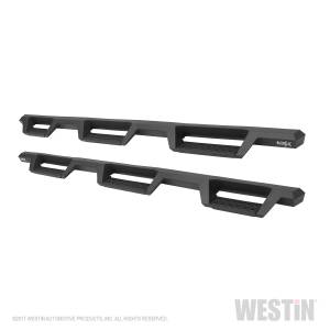 Westin - Westin 56-534595 HDX Drop Wheel-to-Wheel Nerf Step Bars Chevrolet/GMC Chevy Silverado and GMC Sierra 1500 Double Cab 2014-2018 (6.5' Bed) and Silverado LD/Sierra 1500 Limited Double Cab 2019 (6.5' Bed) and 2500/3500 Double Cab 2015-2019 (6.5' Bed) & Duall - Image 2
