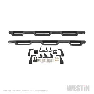 Westin - Westin 56-534595 HDX Drop Wheel-to-Wheel Nerf Step Bars Chevrolet/GMC Chevy Silverado and GMC Sierra 1500 Double Cab 2014-2018 (6.5' Bed) and Silverado LD/Sierra 1500 Limited Double Cab 2019 (6.5' Bed) and 2500/3500 Double Cab 2015-2019 (6.5' Bed) & Duall - Image 4