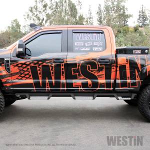 Westin - Westin 56-5340252 HDX Stainless Drop Wheel-to-Wheel Nerf Step Bars Ford F-250/350 Crew Cab 2017-2020 (6.75' Bed) - Image 9