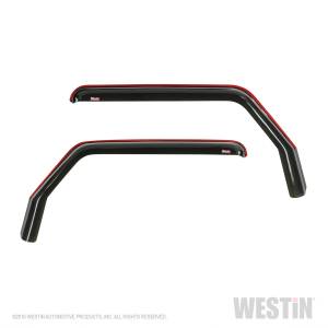 Westin 72-51467 In Channel Wind Deflector 2pc Jeep Wrangler JL 2dr 2018-2020