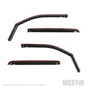 Westin 72-35407 In Channel Wind Deflector 4pc Ram 1500 Crew Cab 2019-2020 (Excl. 2019-2020 Dodge RAM 1500 Classic)