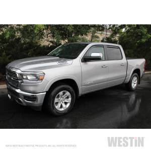 Westin - Westin 72-35407 In Channel Wind Deflector 4pc Ram 1500 Crew Cab 2019-2020 (Excl. 2019-2020 Dodge RAM 1500 Classic) - Image 2