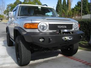 Expedition One FJCFB100_B Trail Series Base Front Bumper for Toyota FJ Cruiser 2007-2010 - Bare Steel