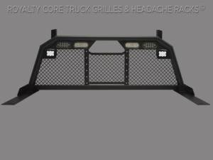 Royalty Core - Royalty Core 15850 RoyaltyCore 15850 Dodge Ram 2500/3500/4500 2010-2019 RC88 Billet Headache Rack w/ Integrated Taillights & Dura PODs-CAB Height - Image 1
