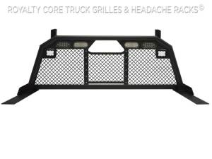 Royalty Core - Royalty Core 15850 RoyaltyCore 15850 Dodge Ram 2500/3500/4500 2010-2019 RC88 Billet Headache Rack w/ Integrated Taillights & Dura PODs-CAB Height - Image 2