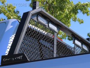 Royalty Core - Royalty Core 15793 RoyaltyCore 15793 Ford Superduty F-250 F-350 2017-2019 RC88 Standard Height Headache Rack w/ Integrated Taillights - Image 6