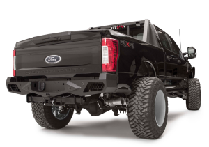 Fab Fours - Fab Fours FS17-E4151-B Vengeance Rear Bumper with Sensor Holes Ford F250/F350 2017-2021 *BARE STEEL* - Image 3