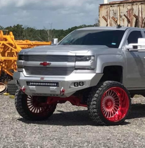 Bodyguard - Bodyguard GAG14AY2T A2L Base Front Bumper with Sensor Holes Double Light Bar cutout Textured Black GMC 1500 2014-2015 - Image 2