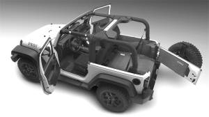 BedRug - BedRug BRJL18R4GH BedRug Cargo Kit Jeep Wrangler JL 2018-2020 - Image 2